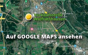 Satellitenkarte mit der Verkaufsstelle Wolfratshausen, Verlinkung zu Google Maps in externem Fenster